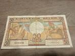 Belgische 50 Frank Biljet - 1956, Ophalen of Verzenden, Los biljet