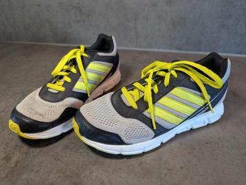 Adidas sportschoenen - maat 35 grijs geel/groen beschikbaar voor biedingen