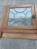 Antiek Glas in Lood Raampje - Restauratie Nodig, Antiek en Kunst, Antiek | Meubels | Kasten, Ophalen