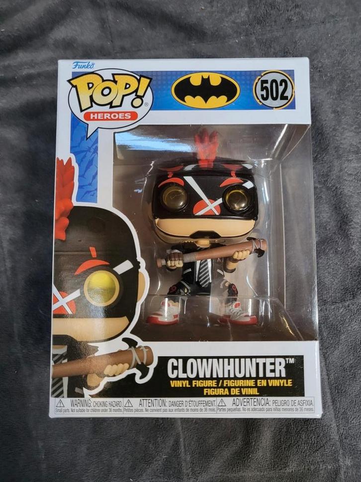 Funko Pop! DC Heroes – Clownhunter #502, Verzamelen, Poppetjes en Figuurtjes, Nieuw, Ophalen of Verzenden