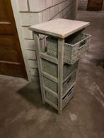 Ladenkast met rieten lades, 50 tot 100 cm, Minder dan 100 cm, 25 tot 50 cm, Zo goed als nieuw