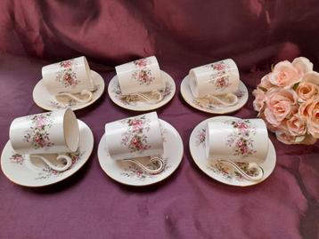 Royal albert lavender rose kopjes alleen per set 6 x beschikbaar voor biedingen