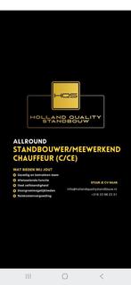 Vrachtwagen chauffeur gezocht, 33 - 40 uur, Vast contract