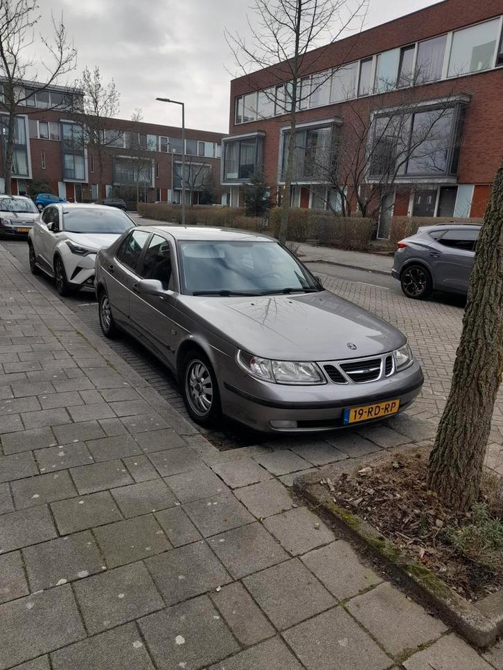 Saab 9-5 2.3 T AUT 2005 Grijs metallic, Auto's, Saab, Particulier, Saab 9-5, ABS, Benzine, Euro 4, E, Sedan, Automaat, Origineel Nederlands