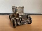 Spaarpot Ford Model T Coupé oldtimer auto verzilverd, Antiek en Kunst, Ophalen of Verzenden