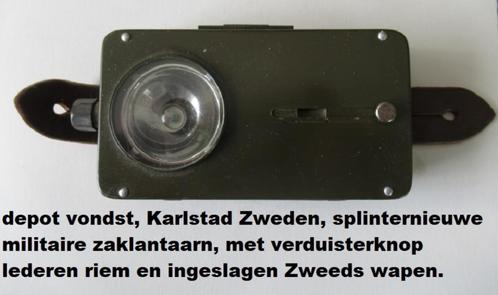 splinternieuwe maar oude Zweedse militaire zaklamp, Verzamelen, Militaria | Algemeen, Landmacht, Overige gebieden, Ophalen of Verzenden