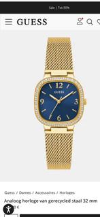 Guess horloge nieuw. Goud blauw, Guess, Polshorloge, Nieuw, Ophalen of Verzenden