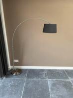 Booglamp RVS / taupe, Huis en Inrichting, Lampen | Vloerlampen, Ophalen, Zo goed als nieuw, Metaal, 150 tot 200 cm
