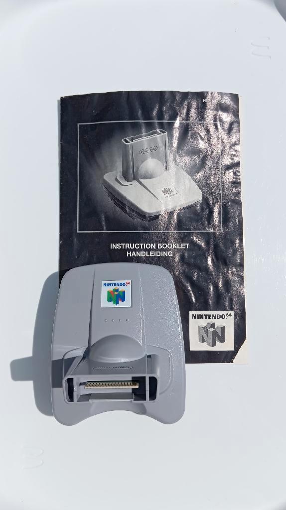 N64 Nintendo 64 Transfer Pak met boekje NUS-019, Spelcomputers en Games, Games | Nintendo 64, Gebruikt, Overige genres, 1 speler
