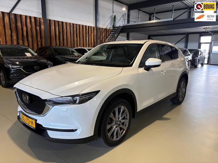 Mazda CX-5 2.5 SkyActiv-G 194 Signature AWD leder schuifdak, Auto's, Mazda, Bedrijf, Te koop, CX-5, 360° camera, 4x4, ABS, Adaptive Cruise Control