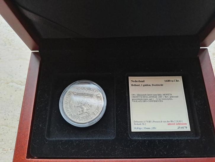 1 gulden 1680 holland, Postzegels en Munten, Munten | Nederland, 1 gulden, Vóór koninkrijk, Ophalen of Verzenden