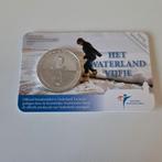 Waterland Vijfje 2010 Herdenkingsmunt KNM coincard, Koningin Beatrix, Zilver, Euro's, Ophalen of Verzenden