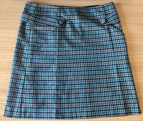 Gevoerde rok S. Oliver, maat S / 36, blauw met ruitjes, Kleding | Dames, Rokken, Zo goed als nieuw, Maat 36 (S), Blauw, Boven de knie