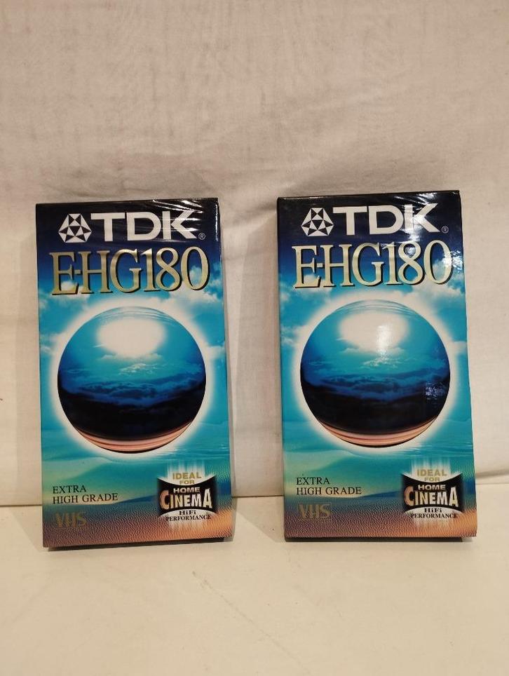 TDK EHG180 *, Cd's en Dvd's, Cassettebandjes, Nieuw in verpakking, Onbespeeld, Overige genres, 2 t/m 25 bandjes, Ophalen of Verzenden