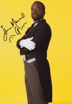 Originele handtekening Joseph Marcell, Verzamelen, Film en Tv, Tv, Foto of Kaart, Ophalen of Verzenden, Zo goed als nieuw