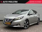 Nissan LEAF Tekna 40 kWh Cruise Control Adaptief Rondomzicht, Auto's, Nissan, Gebruikt, Zwart, 150 pk, Leder en Stof