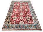 Handmade oriental wool Ziegler carpet floral red 201x299cm, Gebruikt, 200 cm of meer, Persian Perzisch vintage oosters Ziegler hype