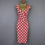 Phase Eight slanke elegante jurk rood met witte stippen 40, Kleding | Dames, Maat 38/40 (M), Overige kleuren, Verzenden, Zo goed als nieuw