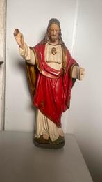 Antiek beeld van Jezus. (Hoogte 53cm), Ophalen of Verzenden