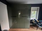 Luxe kledingkast olijfgroen hoogglans, Ophalen, 50 tot 75 cm, 150 tot 200 cm, 200 cm of meer