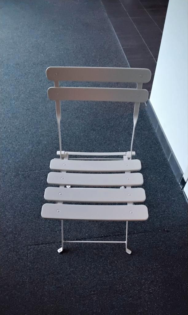 6 Nieuwe metalen bistro stoelen - opklapbaar, Huis en Inrichting, Stoelen, Nieuw, Vijf, Zes of meer stoelen, Metaal, Overige kleuren