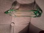 Glazen vaas met groen, Antiek en Kunst, Ophalen of Verzenden