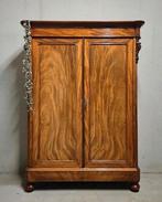 Antieke XL Biedermeier meidenkast vintage linnenkast kast, Ophalen of Verzenden