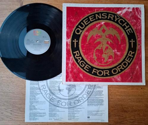 Queensrÿche - Rage for Order, Vinyl 1986 persing, Cd's en Dvd's, Vinyl | Hardrock en Metal, Gebruikt, Ophalen of Verzenden