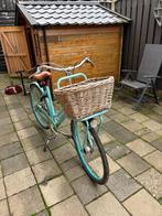 Blauwe Gazelle Miss Grace fiets met rieten mand, Fietsen en Brommers, 53 tot 56 cm, Ophalen of Verzenden, Gebruikt, Versnellingen