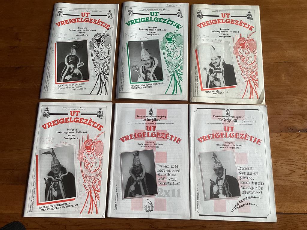 Ut Vreigelgezètje vastelaovesgezèt Vreigeliers Haelen, Verzamelen, Ophalen of Verzenden, 1980 tot heden, Tijdschrift
