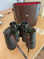 Retro verrekijker in originele leren foudraal, Ophalen, Gebruikt