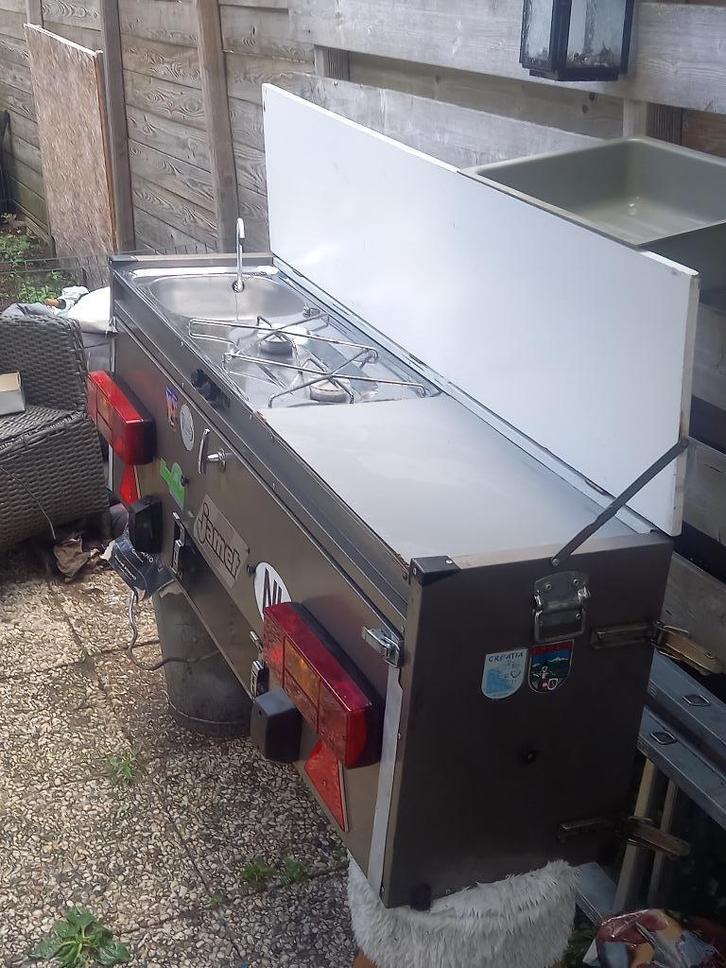 Vouwwagenkeuken Jamet Texas "de luxe superstaat", Caravans en Kamperen, Kampeeraccessoires, Ophalen