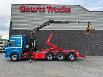Volvo FM 500 8X2 HIAB MULTILIFT HAAKARMSYSTEM / ABROLLKIPPER beschikbaar voor biedingen