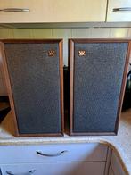 Wharfedale super linton W30D Speakers vintage, Audio, Tv en Foto, Luidsprekers, Zo goed als nieuw, Minder dan 60 watt, Front, Rear of Stereo speakers