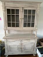 Grote buffetkast 135 br 2mtr hg, Huis en Inrichting, Kasten | Buffetkasten, Gebruikt, 100 tot 150 cm, Glas, Ophalen of Verzenden