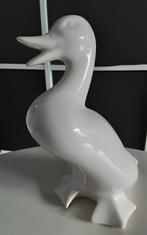 Vintage groot eend eenden beeld wit porselein keramiek, Antiek en Kunst, Kunst | Designobjecten, Ophalen of Verzenden