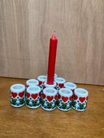 ‘Funny design’ vintage jaren ‘70 mini-kandelaars, Ophalen of Verzenden, Zo goed als nieuw, Overige materialen, Minder dan 25 cm