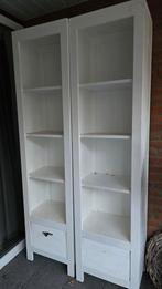Houten boekenkasten met geribbelde laden. T.e.a.b., Ophalen, Gebruikt, 200 cm of meer, 50 tot 100 cm