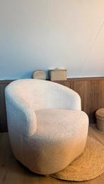Teddy/ Bouclé Fauteuil, Ophalen, Gebruikt, Rond, 75 tot 100 cm