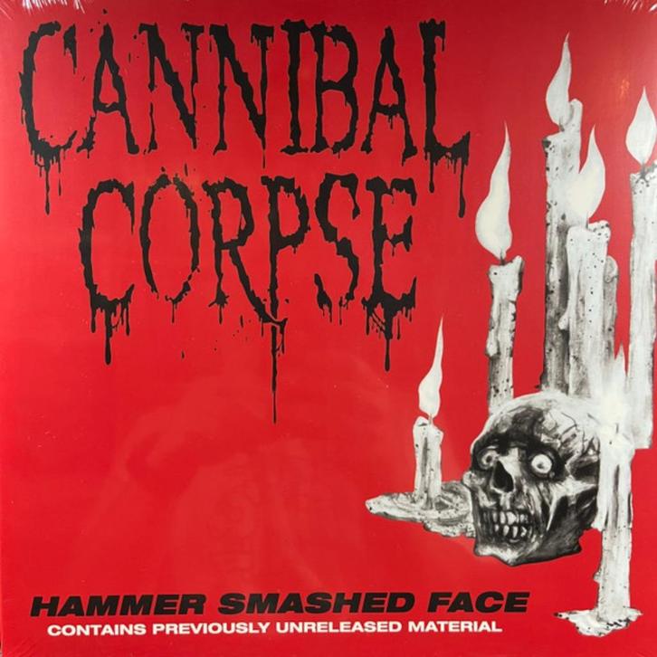 Cannibal Corpse ‎– Hammer Smashed Face (Splatter Vinyl), Cd's en Dvd's, Vinyl | Hardrock en Metal, Nieuw in verpakking, Verzenden