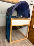 Kura ombouwbaar bed met matras en dino bedtent - Zeer Goed!, Kinderen en Baby's, Kinderkamer | Bedden, Ophalen, 85 tot 100 cm