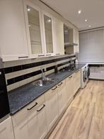 Duitse inbouwkeuken met Siemens vaatwasser en bosch oven, Huis en Inrichting, Keuken | Complete keukens, Ophalen, Gebruikt, Enkelwandige keuken