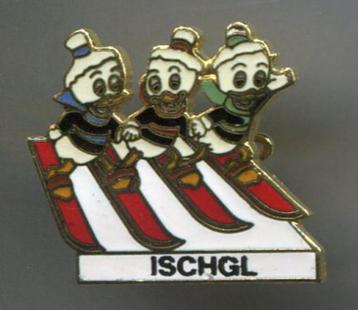 Ischgl Kwik Kwak & Kwek stripfiguur broche ( V_262 ) beschikbaar voor biedingen