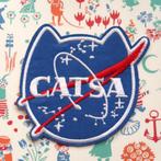 CATSA NASA kat patch badge applicatie embleem, Verzenden, Nieuw, Overige applicaties