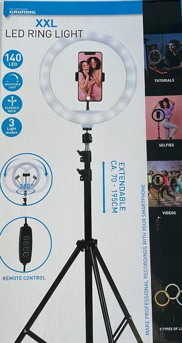 Nieuw in doos; XXL Led ring light beschikbaar voor biedingen