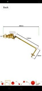 SPARES2GO 1/2" Ball Valve Part 2 Low Pressure Side Entry Toi, Ophalen, Nieuw