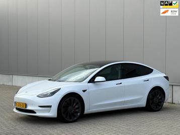 Tesla Model 3 Performance AWD 75 kWh FACELIFT FSD NAP BTW beschikbaar voor biedingen