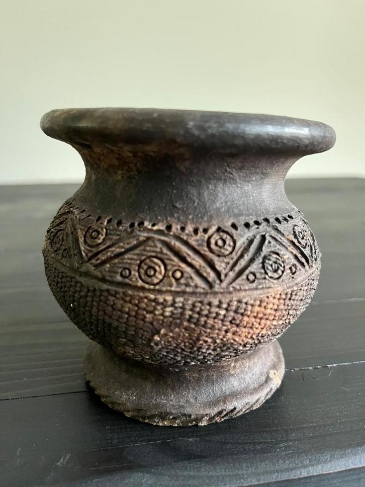 Antieke Klein Aardewerk Vaasje, Antiek en Kunst, Antiek | Keramiek en Aardewerk, Ophalen of Verzenden