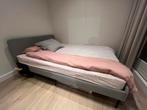 IKEA SLATTUM Bed - 140x200, Ophalen, Gebruikt, 140 cm, Twijfelaar
