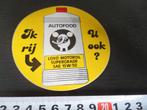 sticker ik rij AUTOFOOD u ook? loxo motoroil supergrade, Ophalen, Zo goed als nieuw, Bedrijf of Vereniging